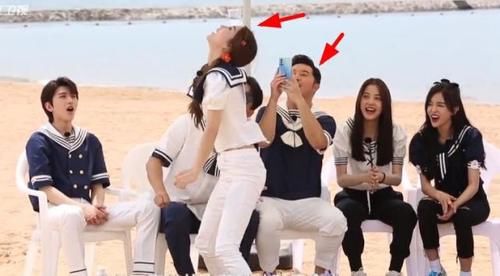 男顶|跑男顶水杯,郑恺撒一裤子,杨颖最稳,吴宣仪“蹬腿”笑到我了