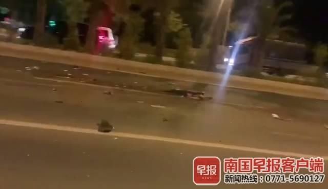  不幸|南宁一泥头车撞电动车后将其推行数十米，女骑手不幸当场身亡