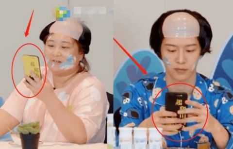  郑爽|贾玲与“秃顶”郑爽自拍，节目中途拿出手机，手机壳是认真的吗？