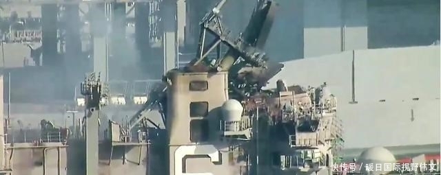 图源|“好人理查德号”生前是个体面人，要不是这次大火她就来南海了