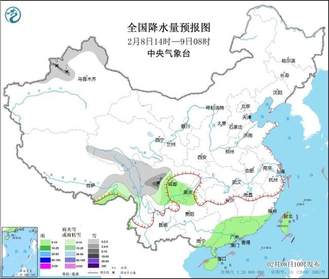 2024春运专报：新疆四川局地有较强降雪 华北黄淮等地有大雾或霾