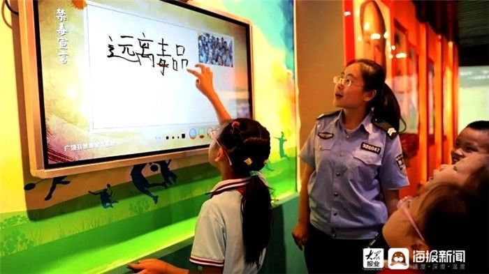 解锁|萌娃进警营 广饶公安带您解锁别样“警”彩