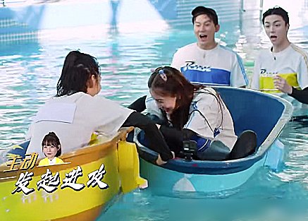  正面|baby与段奥娟正面对抗，不管规则直接上腿，结果双双翻船