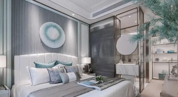  蓝色|96㎡蒂芙尼蓝中式住宅，时尚与美学的惊鸿一瞥！