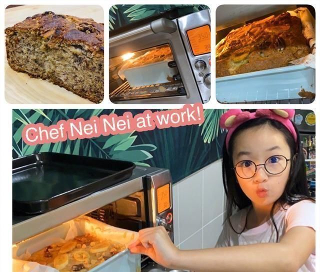 厨娘|吴尊女儿变身“小厨娘”,亲自下厨做咖啡和蛋糕