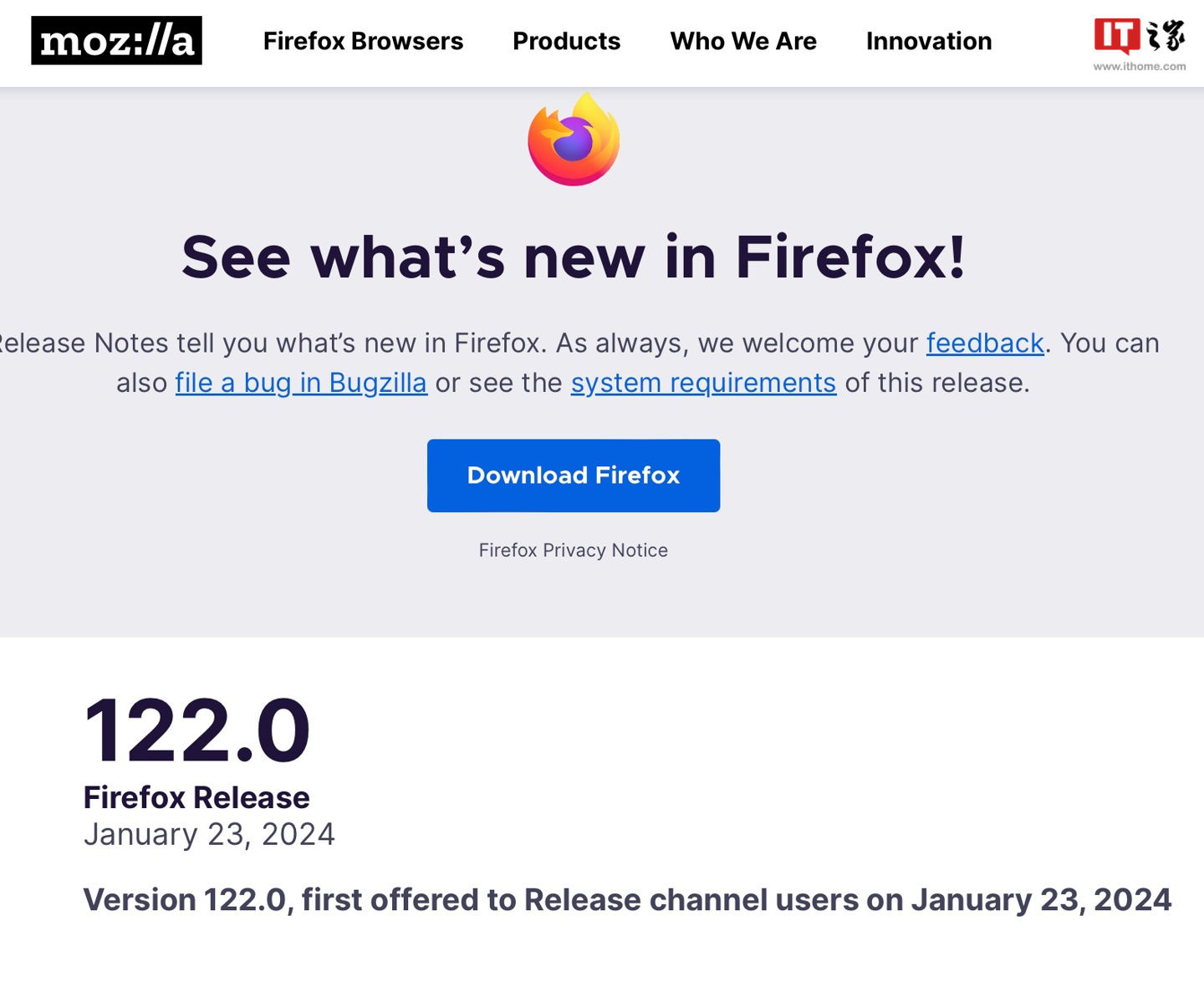 Firefox 火狐浏览器获推 122 版更新：正式提供 .deb 软件包等