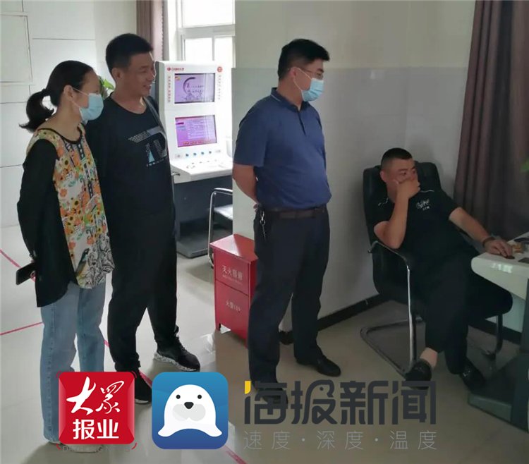 梁福锦|峄城区民政局梁福锦检查指导福彩销售工作