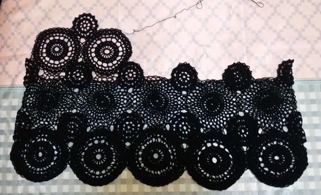 长裙|钩针编织一线连拼花半身裙，气质浪漫长裙你也可以织，附图解教程