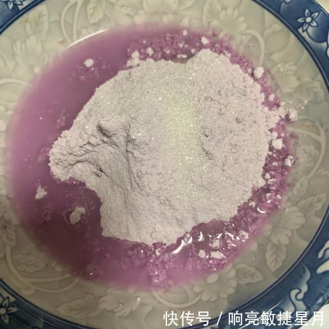 糯米粉|牛奶蜜豆紫薯丸子汤,好吃又可爱