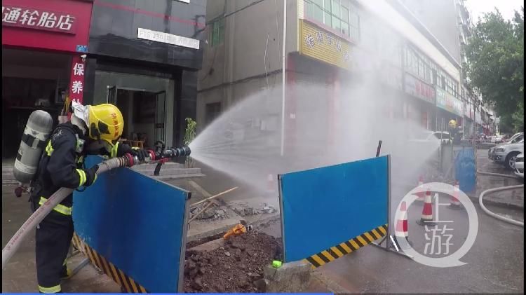  泄漏|施工挖坏天然气管道燃气泄漏 消防火速救援