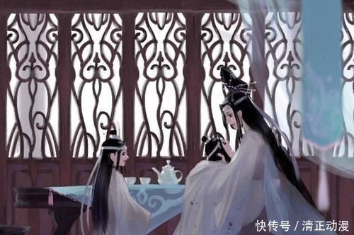 魏长泽|《魔道祖师》忘羡和他们的父母，魏长泽高大帅气，青蘅君眼神很暖