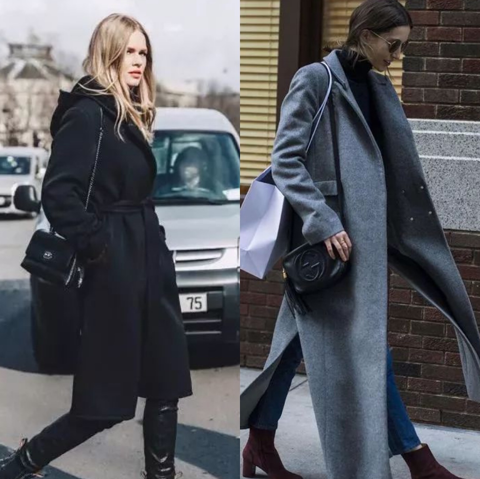  长大衣|今冬大衣越长越时髦，160穿上这些长大衣，看起来就很高级！