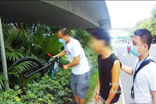 山地自行车|把偷来的山地车锁在立交桥底，嫌疑人被刑拘