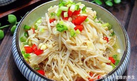 干净|美味可口的凉菜炝拌金针菇,味道更是酸甜可口,又简单易做