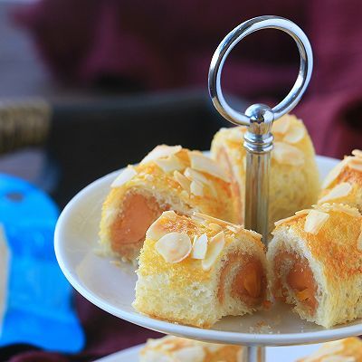  四季宝花生|花生酱火腿吐司卷