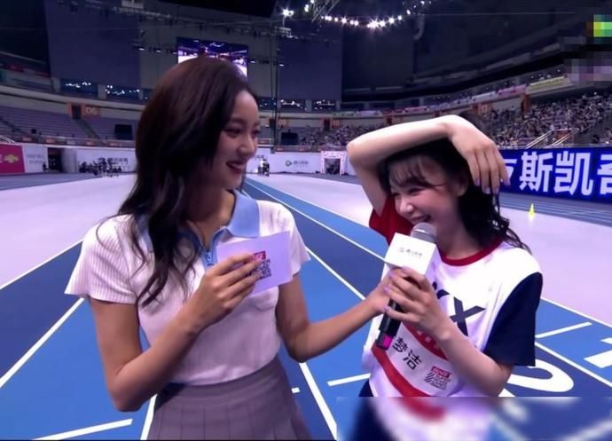  喊话|徐梦洁破短跑记录,赛场再现彩虹甜笑,喊话将属于火少的金牌拿回来