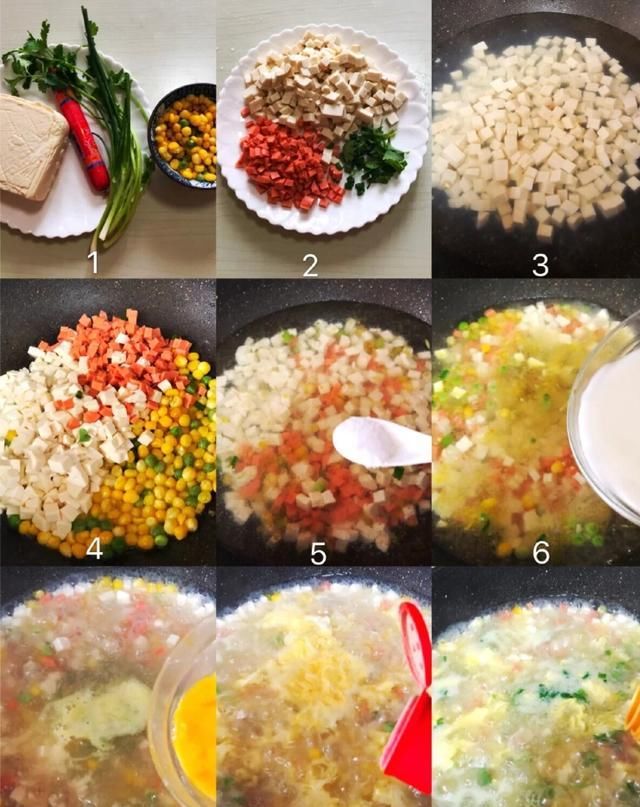  学会|教你五分钟做出简单美味又营养的火腿豆腐鸡蛋羹，新手也能学会