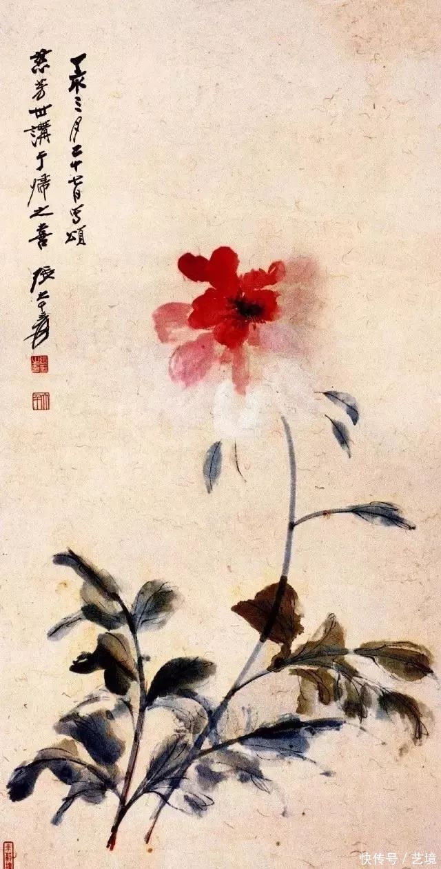 张大千花鸟画欣赏（100幅）