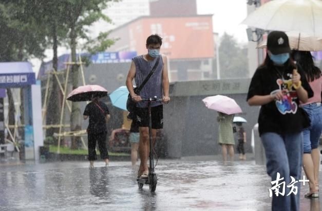 深圳市|图集丨深圳暴雨雷电双预警，开启“疯狂倒水”模式