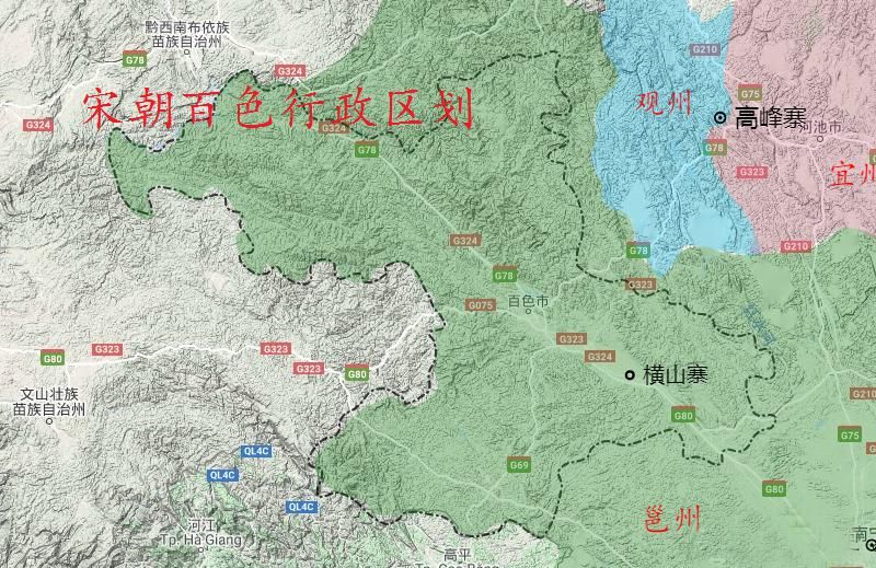 属邕州都督府管辖|给你附上从唐代至当代百色行政区划史的地图,你能找到凌云吗?