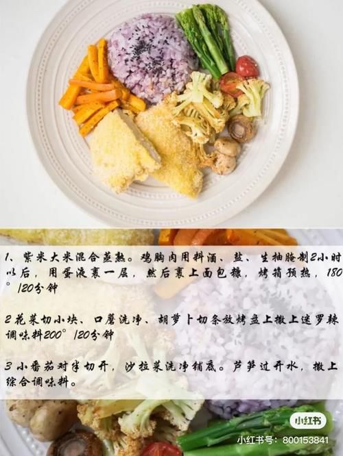  食谱|7份详细健身餐食谱，不要再说不知道吃什么了~~