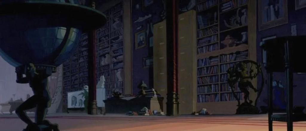  动画|迪斯尼经典动画背景美术资料公开