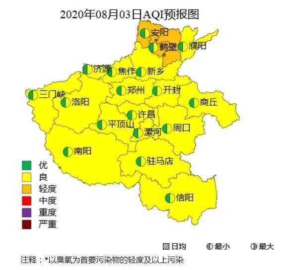 地区|本周河南空气质量优、良为主，这些地区臭氧污染风险较大