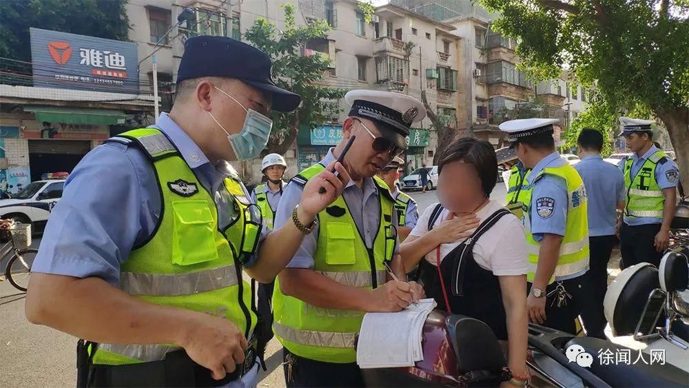 逆行|注意！徐闻闯红灯、逆行、不戴头盔等行为，全力整治中……