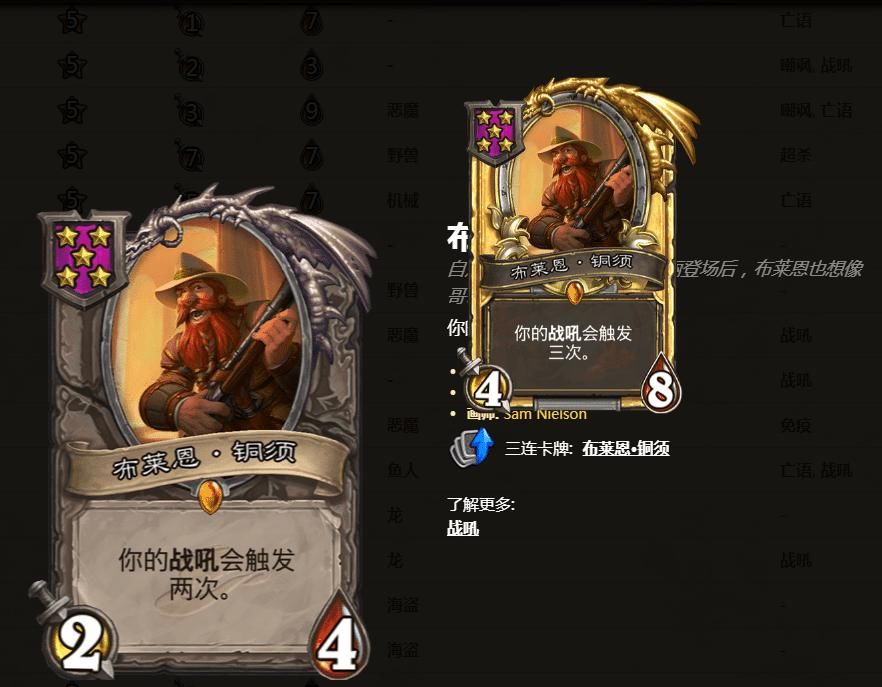 搭配|炉石战旗：铜须搭配铜须，三连不要太简单，吃鸡不要太容易