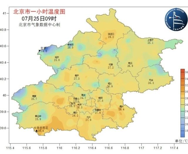 出行注意！北京今起三天雷雨频繁，最高温32至33℃