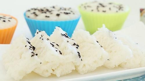  发酵|只要1碗大米1盒牛奶，3克酵母和2勺糖，教你做大米糕，比买的还好