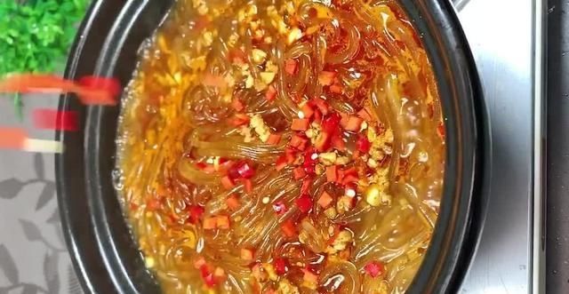 丝滑|家常肉末粉条的做法,柔软丝滑香辣入味,做法简单3步就搞定