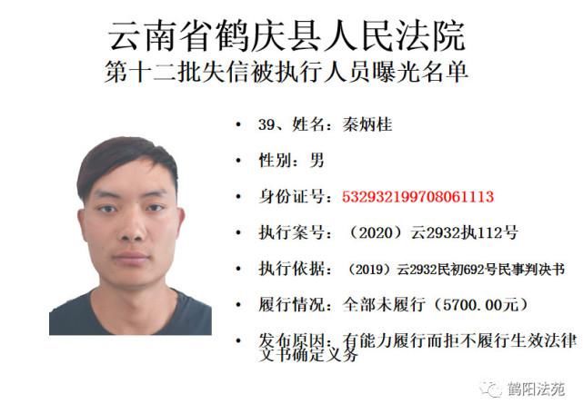 有人|又一批失信被执行人名单曝光,有人仅因为213元钱!