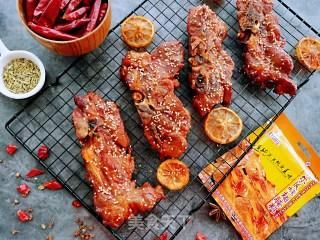  蜜汁|零难度奥尔良烤排骨?蜜汁浓郁好吃到舔手指