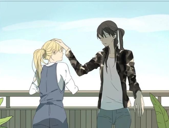  差点|搞笑漫画：两个人的摸头杀开展失败，最后差点就要打起来了！