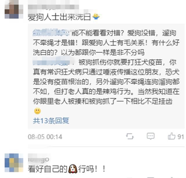  误伤|狗主人不愿担责？两狗追闹误伤过路女孩，家长拿石头砸门打狗