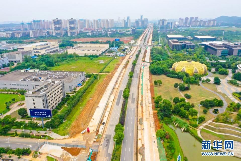  通车|营造四季美景助力城市排涝 武汉光谷高新大道辅道将通车
