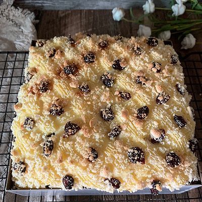  面包|卡士达蔓越莓面包