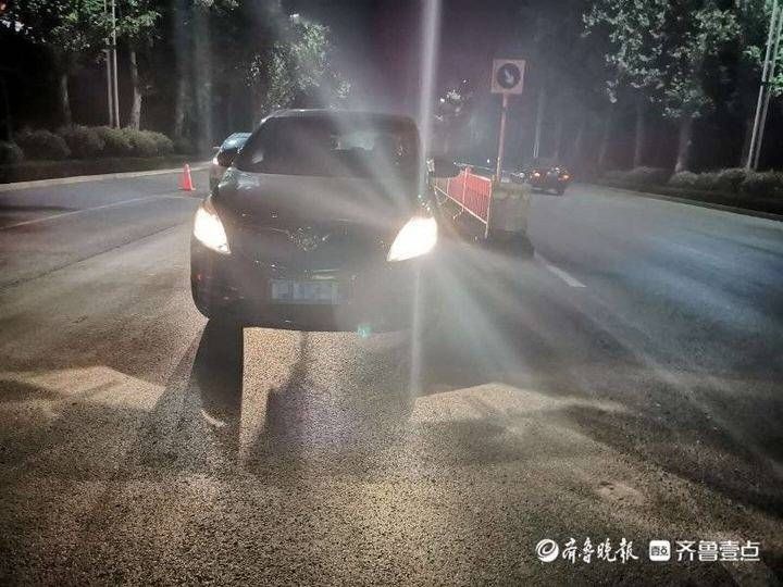 临清|罚违法驾驶员“对灯思过”！聊城临清交警开展滥用远光灯集中整治