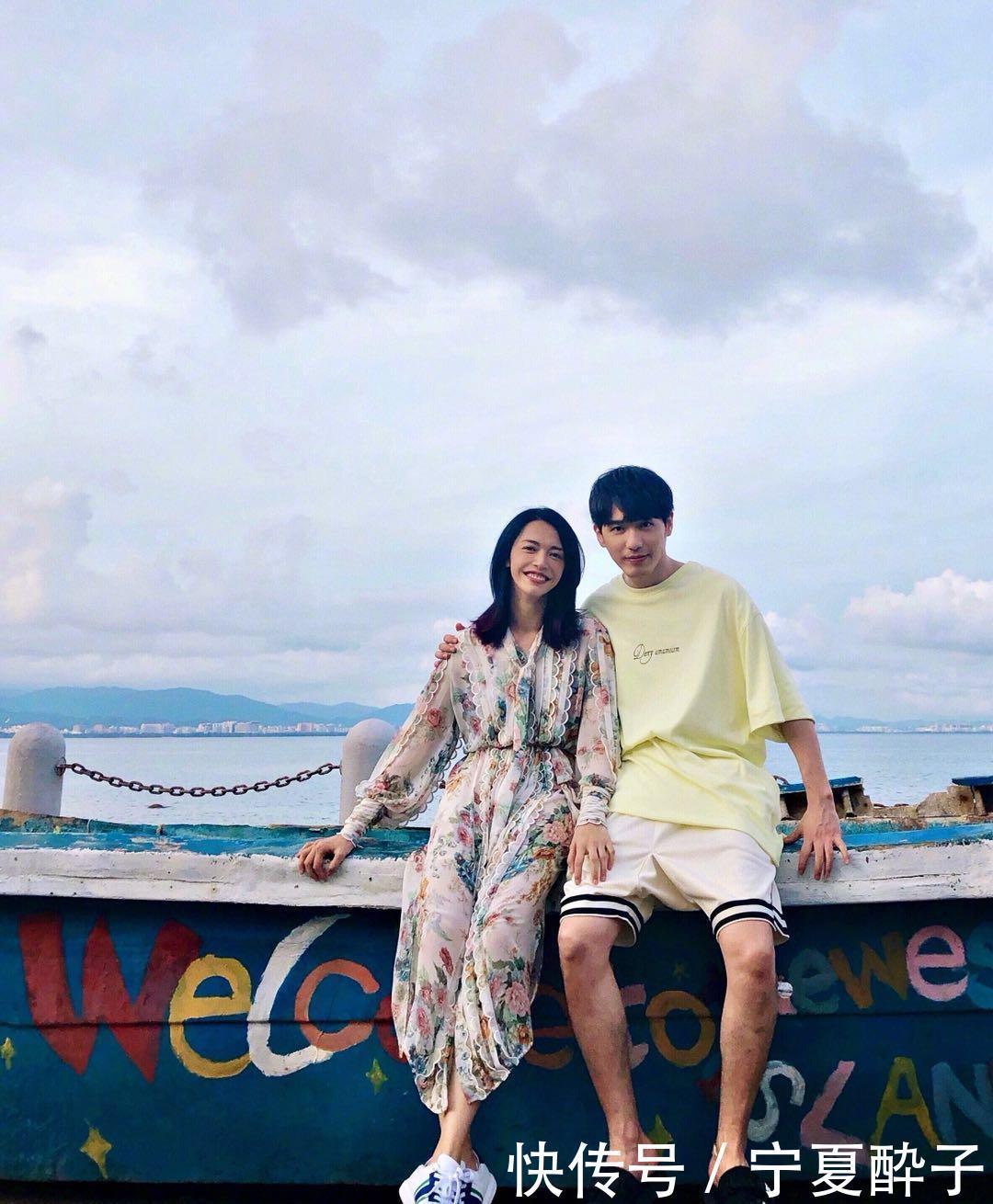  西岛|许可依与侯昊西岛一日游，最亮点的还是姐弟俩穿搭