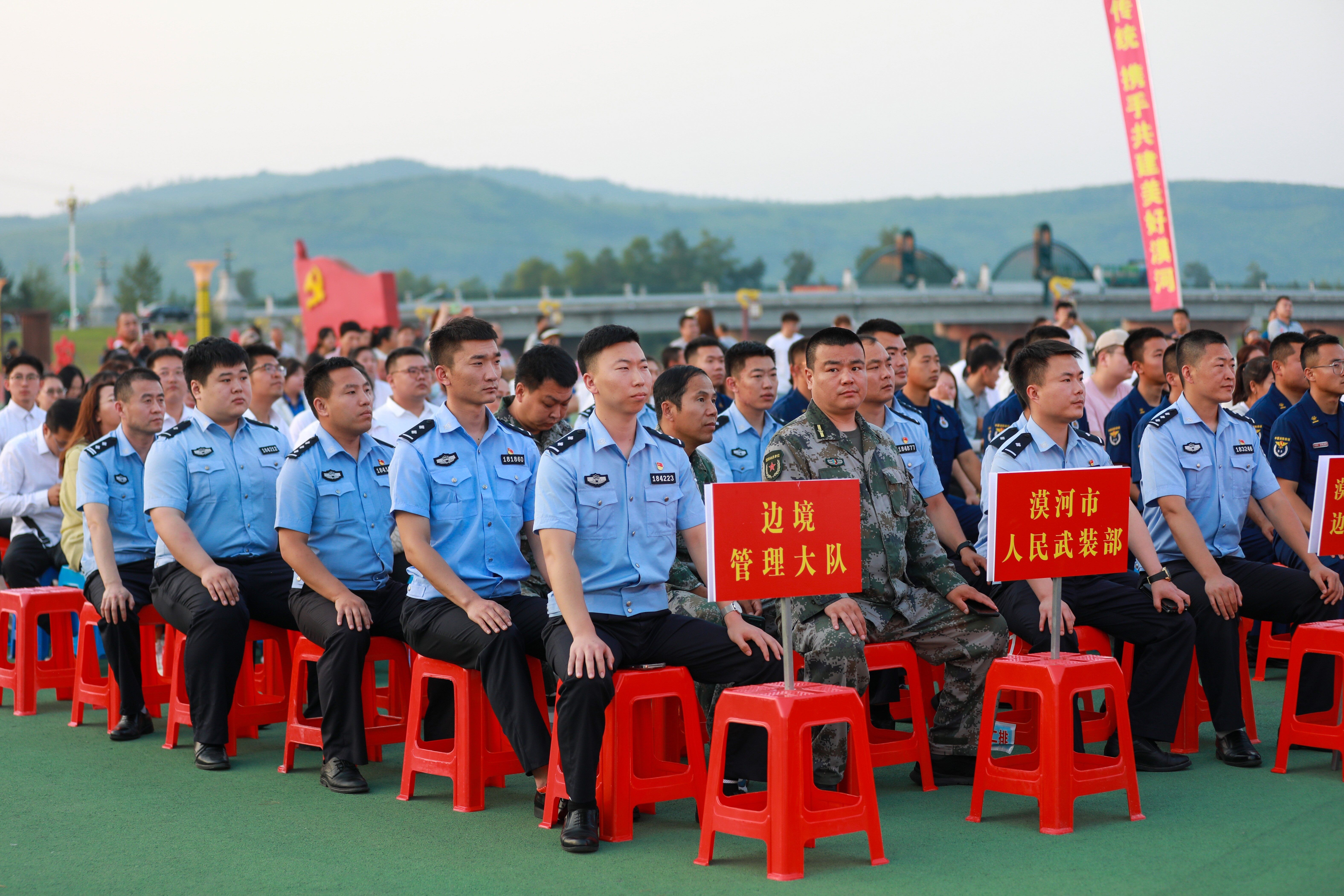 漠河边境管理大队开展“老兵永远跟党走”庆“八一”主题系列活动