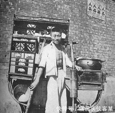 真实|清末小吃摊真实照片 吃货们快看过来