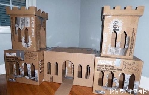 豪华|有才!外国网友用废纸箱,给喵星人打造豪华城堡