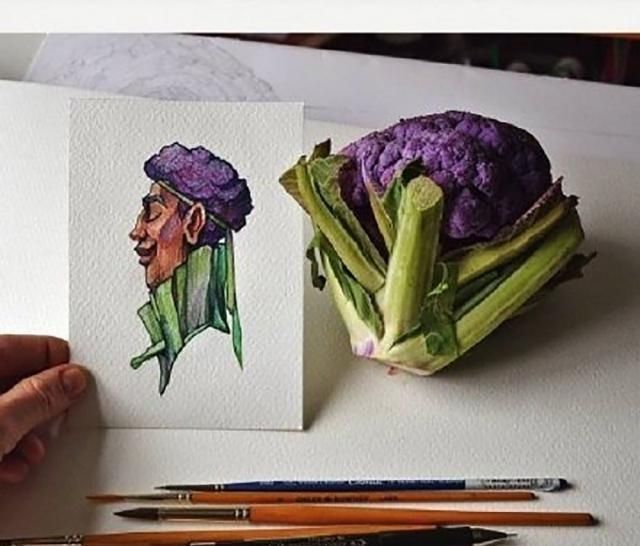 拟人化|拟人化的水果蔬菜,让这个插画师火爆ins,让人欲罢不能的创意