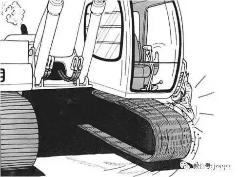  施工|【施工安全】卡通漫画，挖机施工避免这11个常见事故!