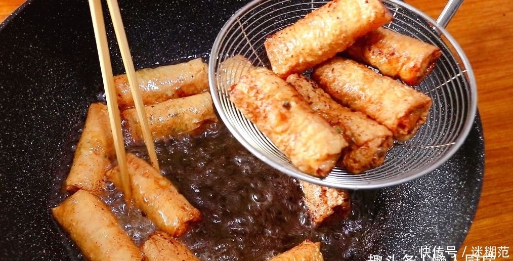 虾仁|豆腐皮别只会烧汤,配上虾仁和莲藕,做成小吃,口感很丰富