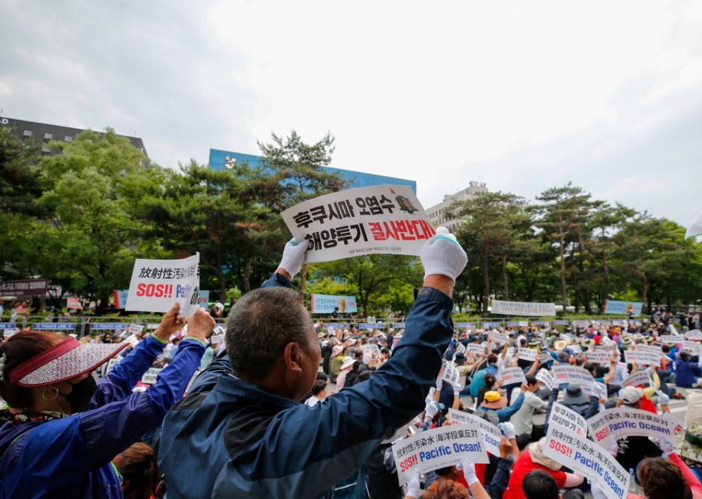 民调：韩国超八成民众反对福岛核污染水排海