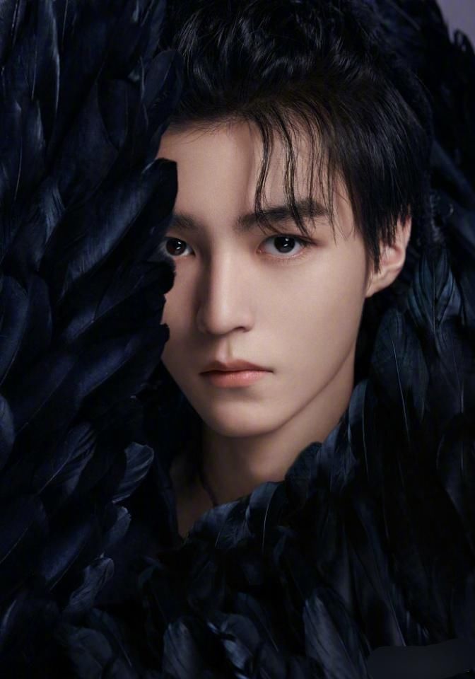  努力|努力向上的三小只TFBOYS，现如今合体黑色羽毛造型，简直太赞了！