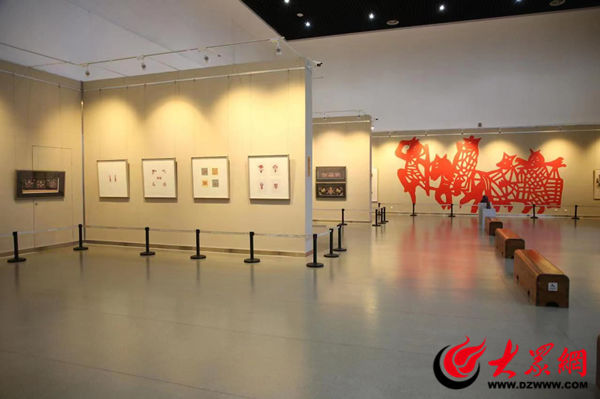 草花怒放·鲁北民间剪纸/刺绣纹样比照赏析展在滨州市美术馆开展