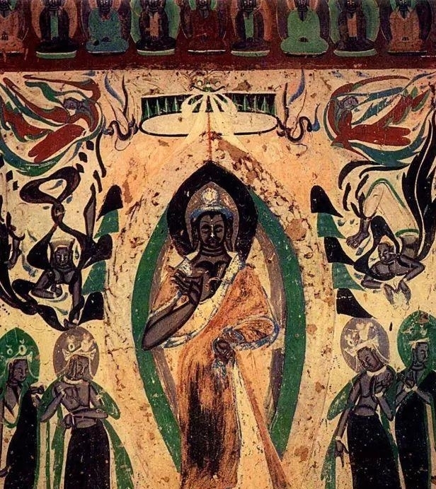 说法|莫高窟三幅西魏时期说法图壁画